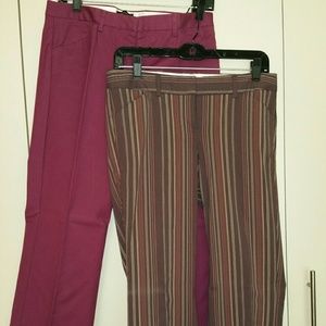 2 Pair EUC The Limited Best Work Pants Size 4